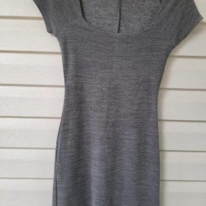 Women's gray stretchy dress